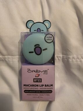 BT21 Lip Balm Creme Shop BTS KOYA Blue Panda Macaron Acai Limited Edition KPop